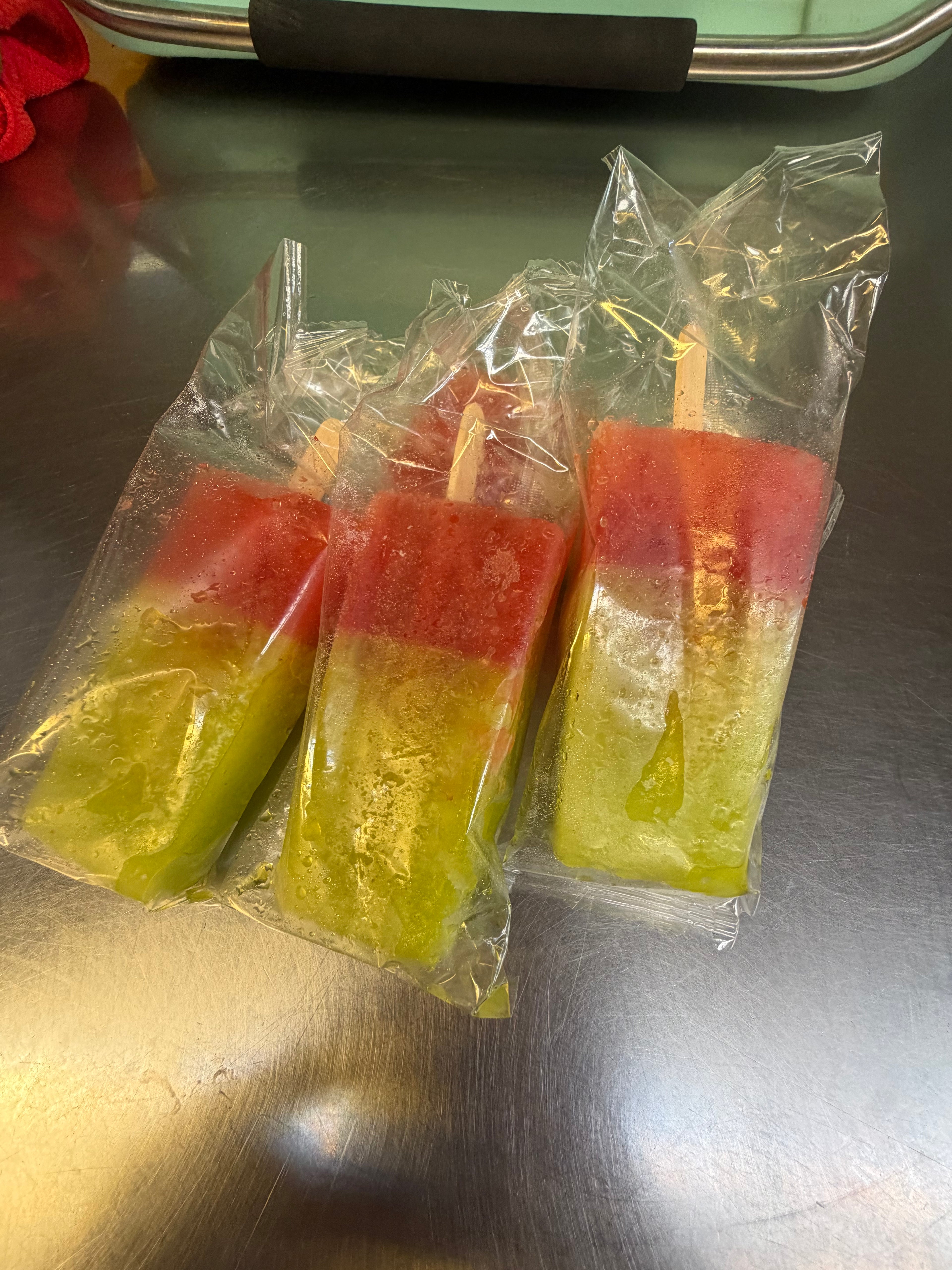 Ice pops (water based)