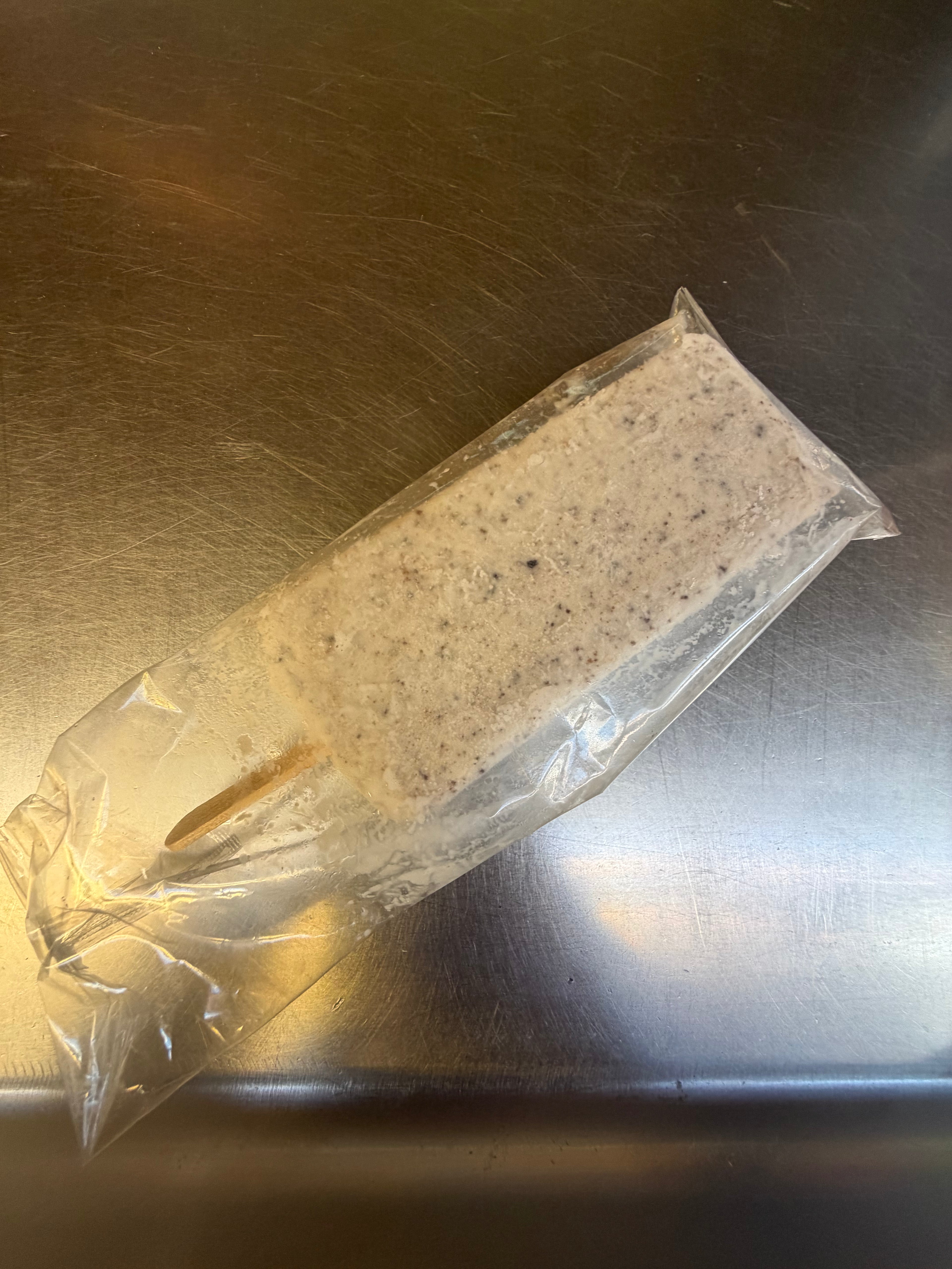 Iced pops (cream based)